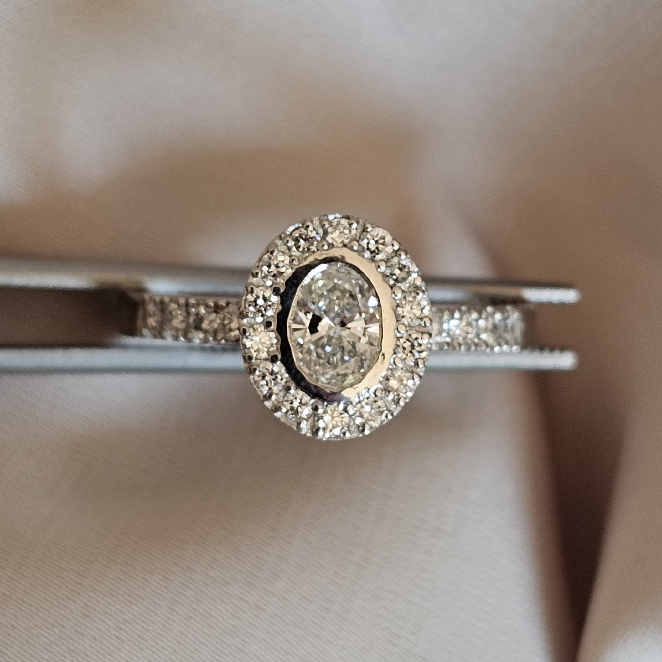 Anillo Ovalia Bisel