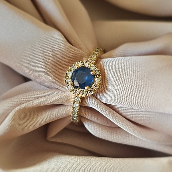 Anillo Matilde Zafiro