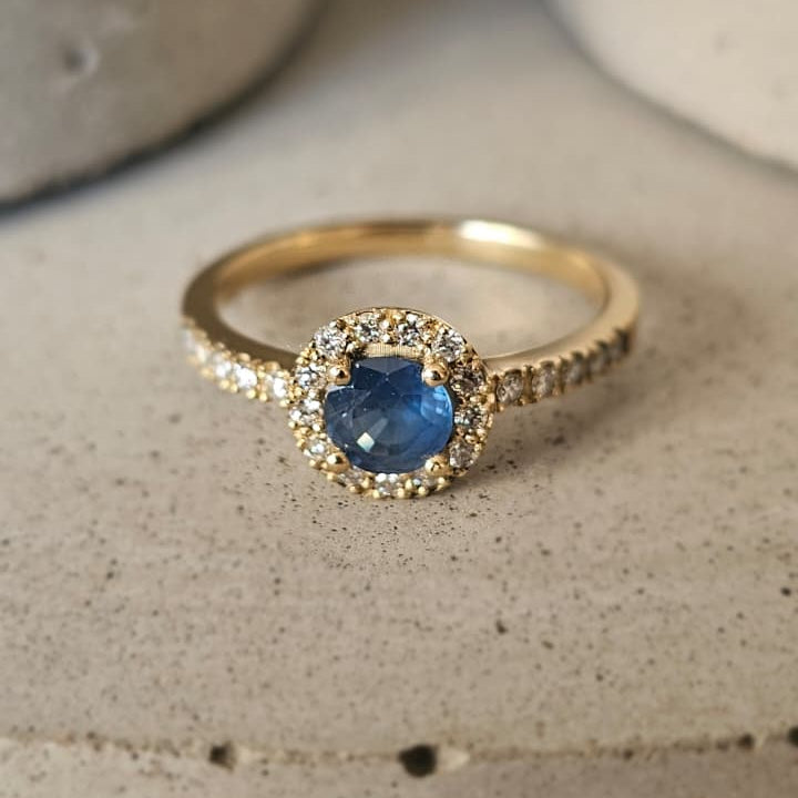 Anillo Matilde Zafiro