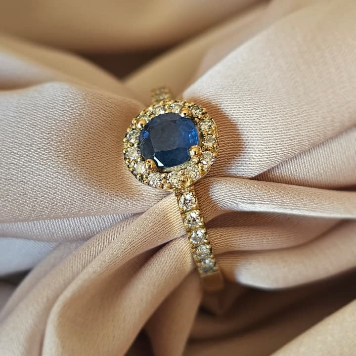 Anillo Matilde Zafiro