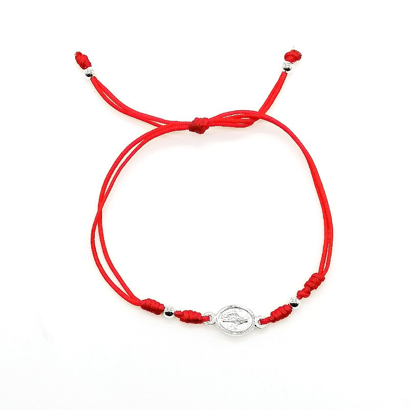 Pulsera hilo rojo virgen de los rayos